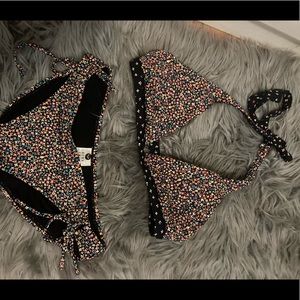 Roxy reversible swimsuit bikini!!